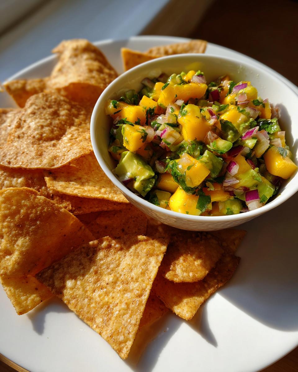 Avocado & Mango Salsa with Tortilla Chips - detail 1