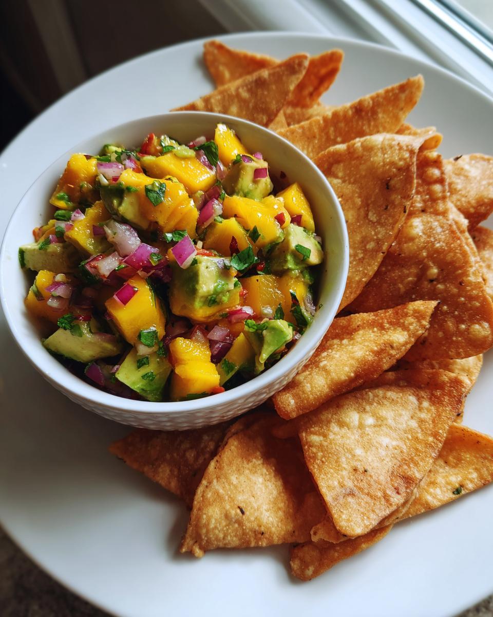 Avocado & Mango Salsa with Tortilla Chips - detail 3