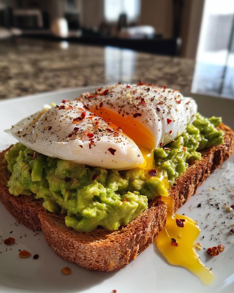 Avocado Toast with Poached Egg - detail 3