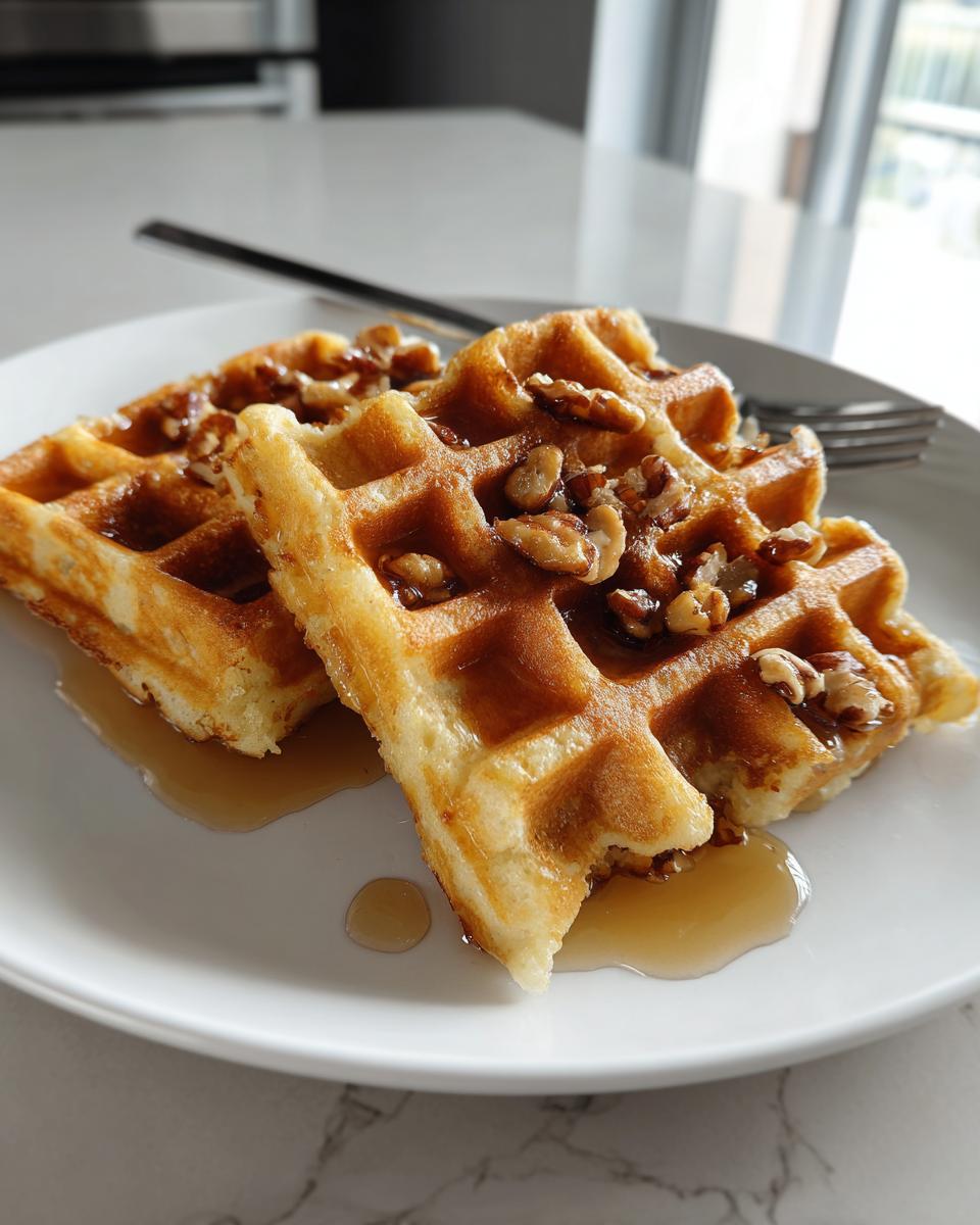 Banana Nut Waffles - detail 1