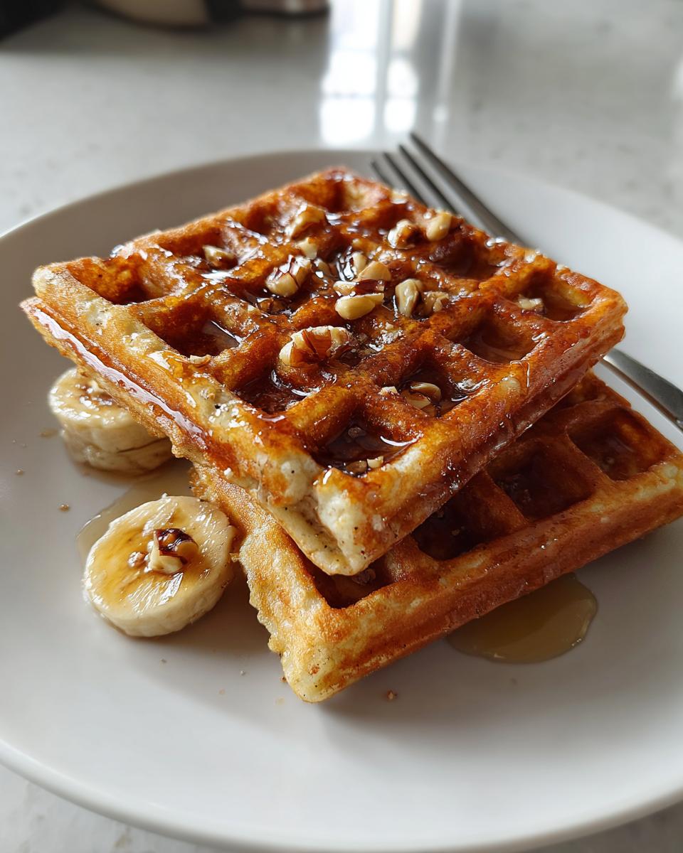 Banana Nut Waffles - detail 3