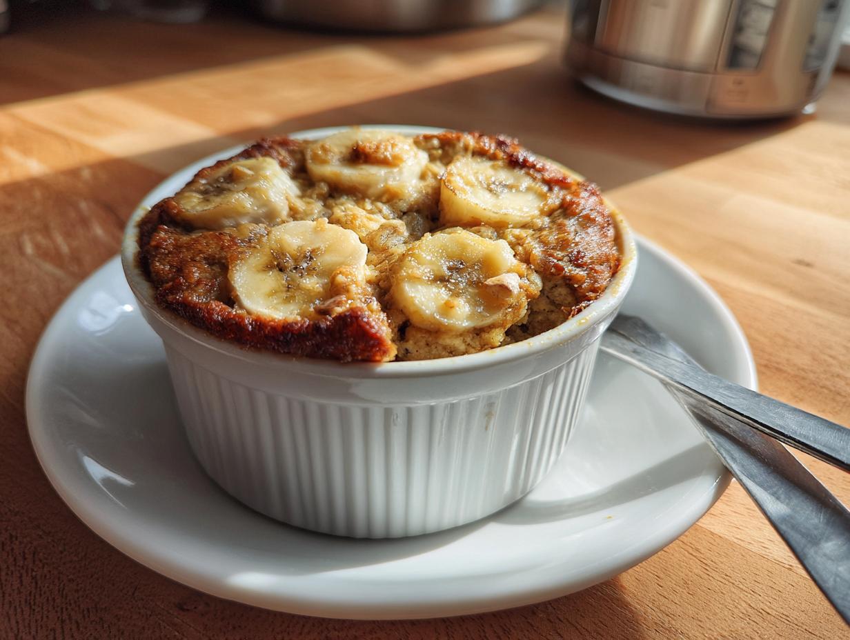 5-Minute Banana-Bread Baked Oats That Taste Amazing