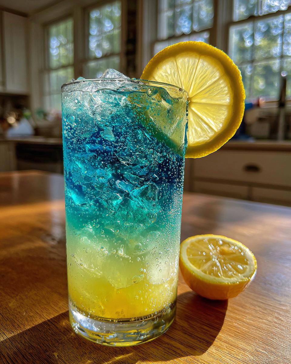 Blue Lagoon Mocktail - detail 1