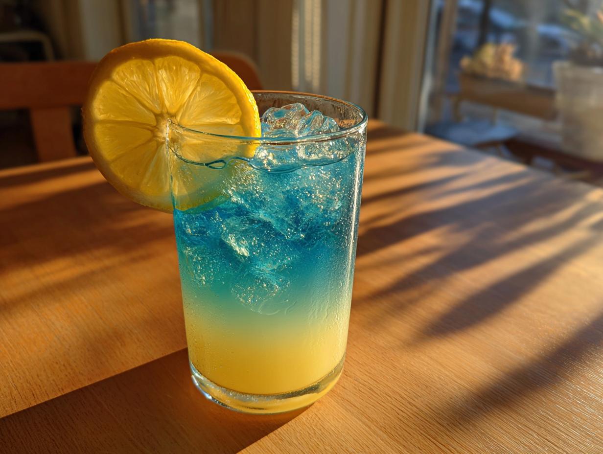 5-Minute Blue Lagoon Mocktail That Tastes Incredible