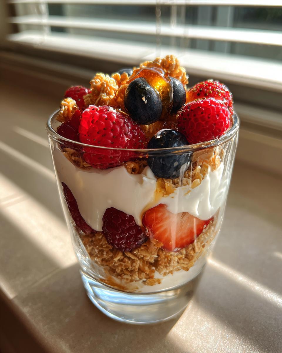 Breakfast Parfaits with Yogurt & Granola - detail 1