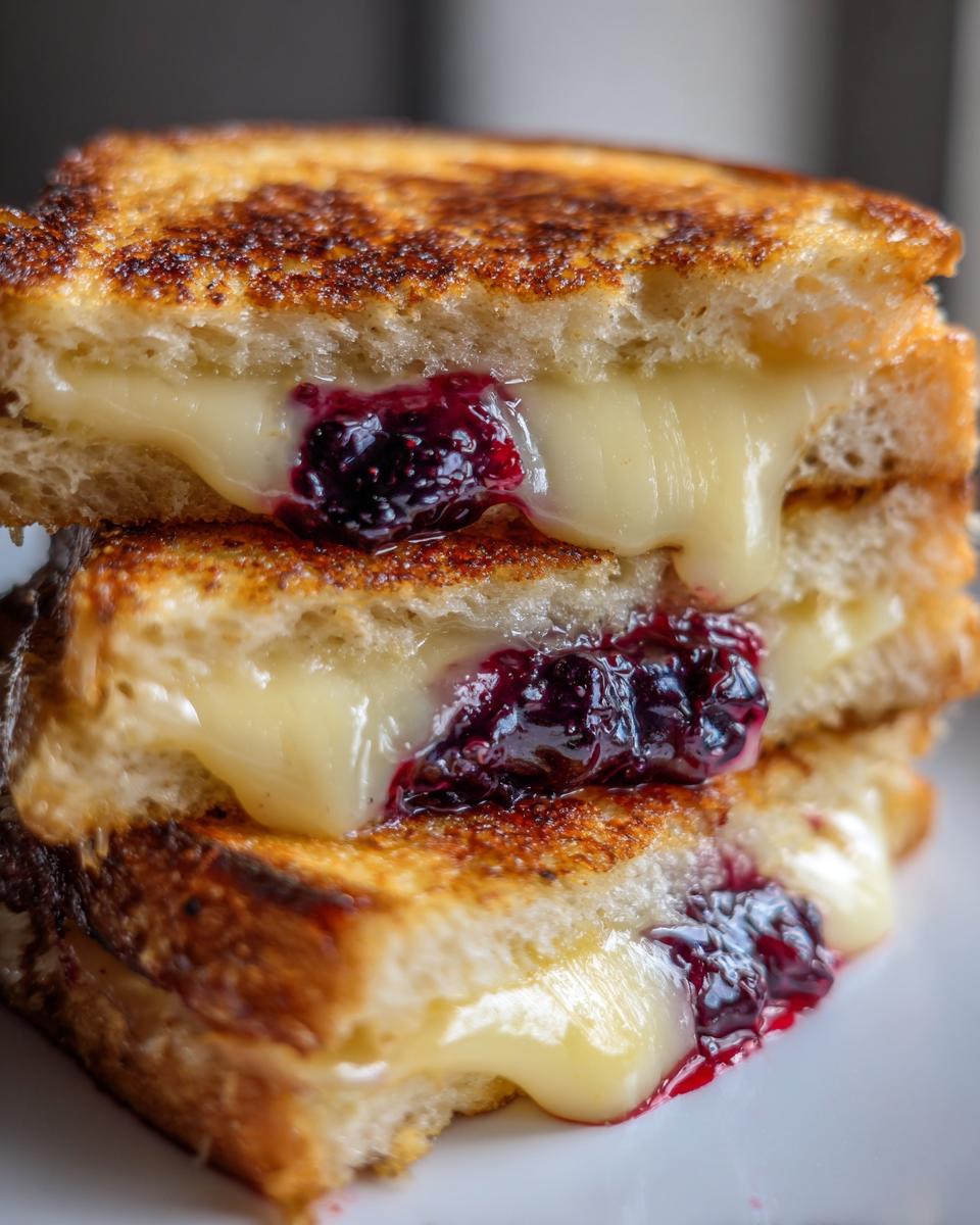 Brie & Blackberry Jam Grilled Cheese - detail 2