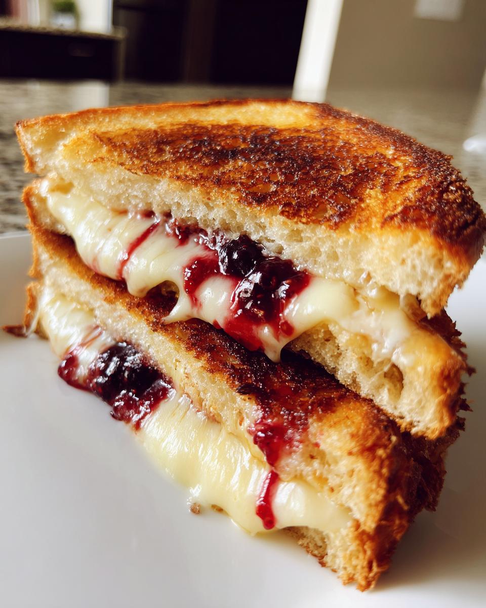 Brie & Blackberry Jam Grilled Cheese - detail 3
