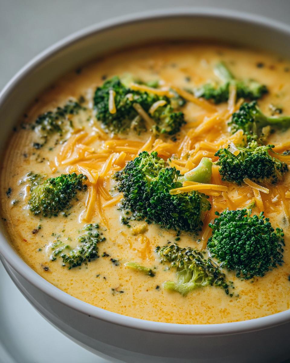 Broccoli Cheddar Soup - detail 1