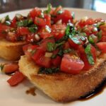Bruschetta with Fresh Tomatoes & Basil
