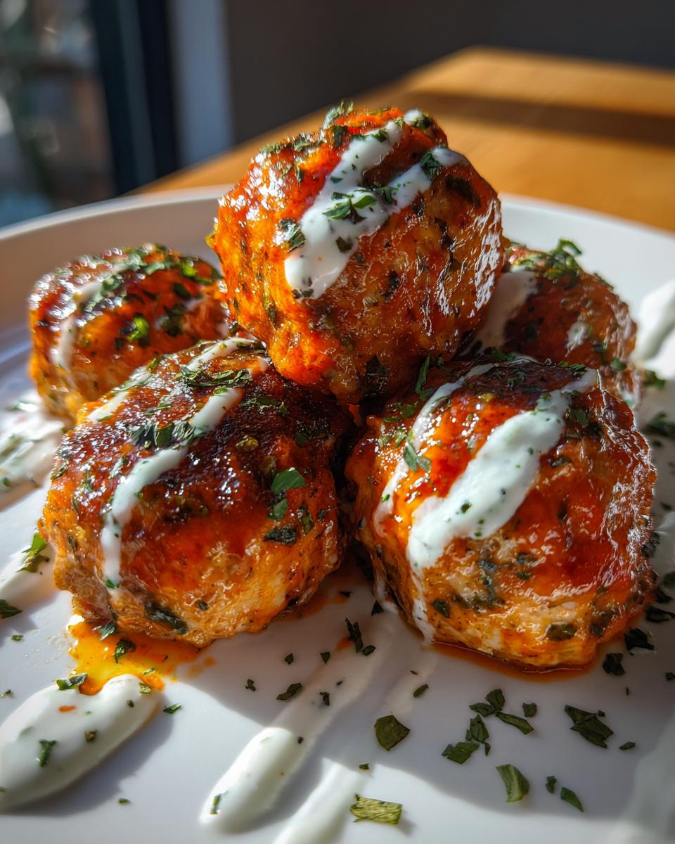 Buffalo Chicken Meatballs - detail 2