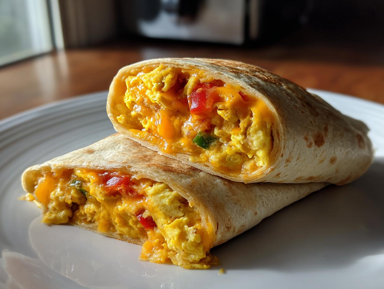 15-Min Cheesy Breakfast Burritos That Save Mornings