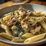 Chicken & Spinach Skillet Pasta