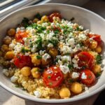 Chickpea Grain Bowl with Feta & Tomatoes