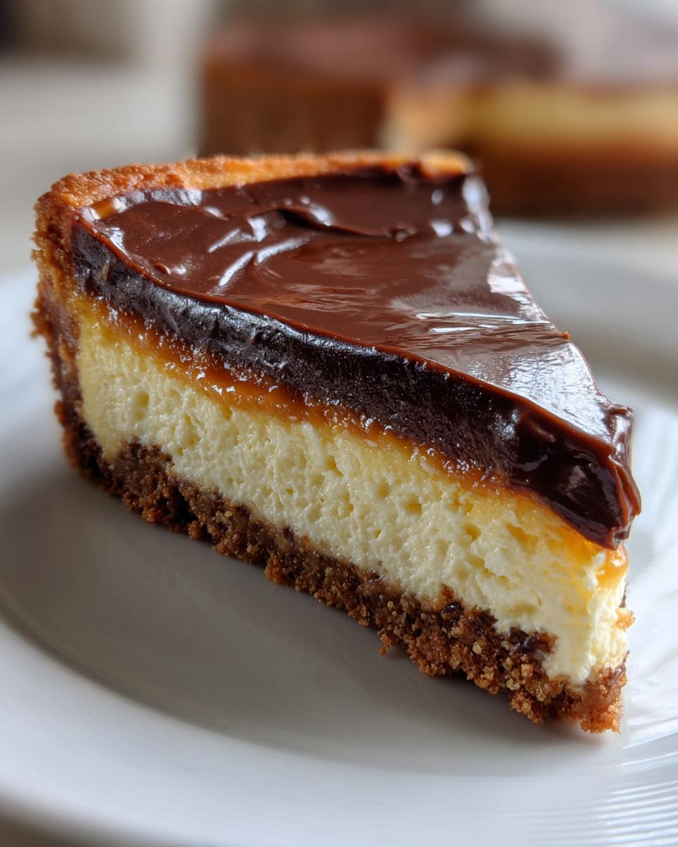Chocolate Orange Cheesecake - detail 2