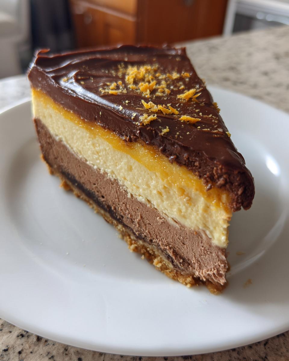 Chocolate Orange Cheesecake - detail 4
