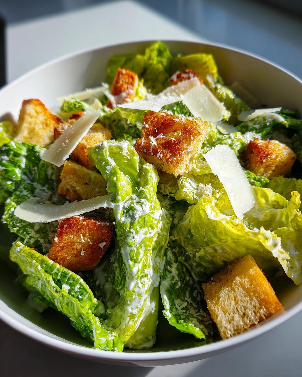 Classic Caesar Salad with Homemade Dressing - detail 2