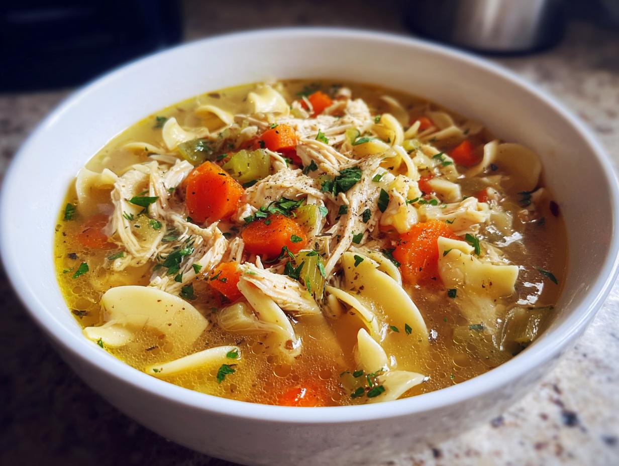 Ultimate Classic Chicken Noodle Soup in Just 60 Minutes