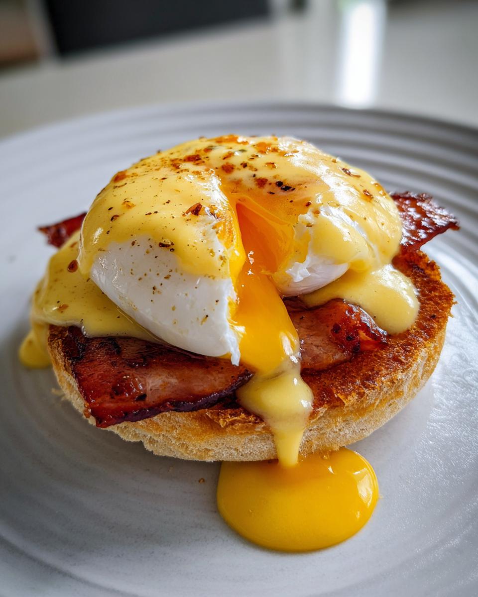 Classic Eggs Benedict with Hollandaise - detail 2