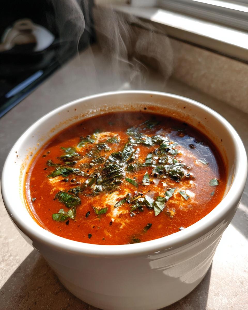 Creamy Tomato Basil Soup - detail 1