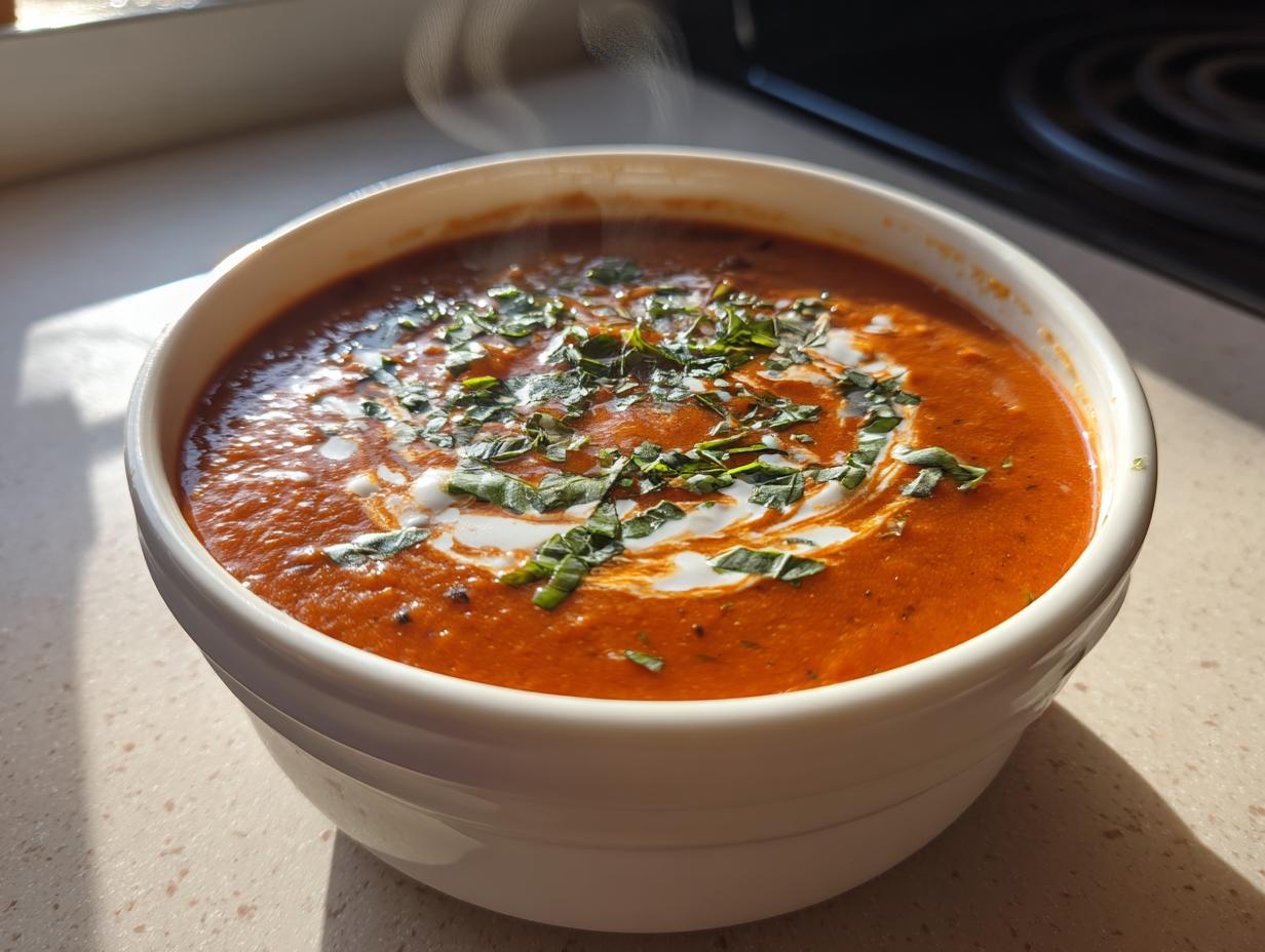 35-Minute Creamy Tomato Basil Soup Recipe – Pure Comfort