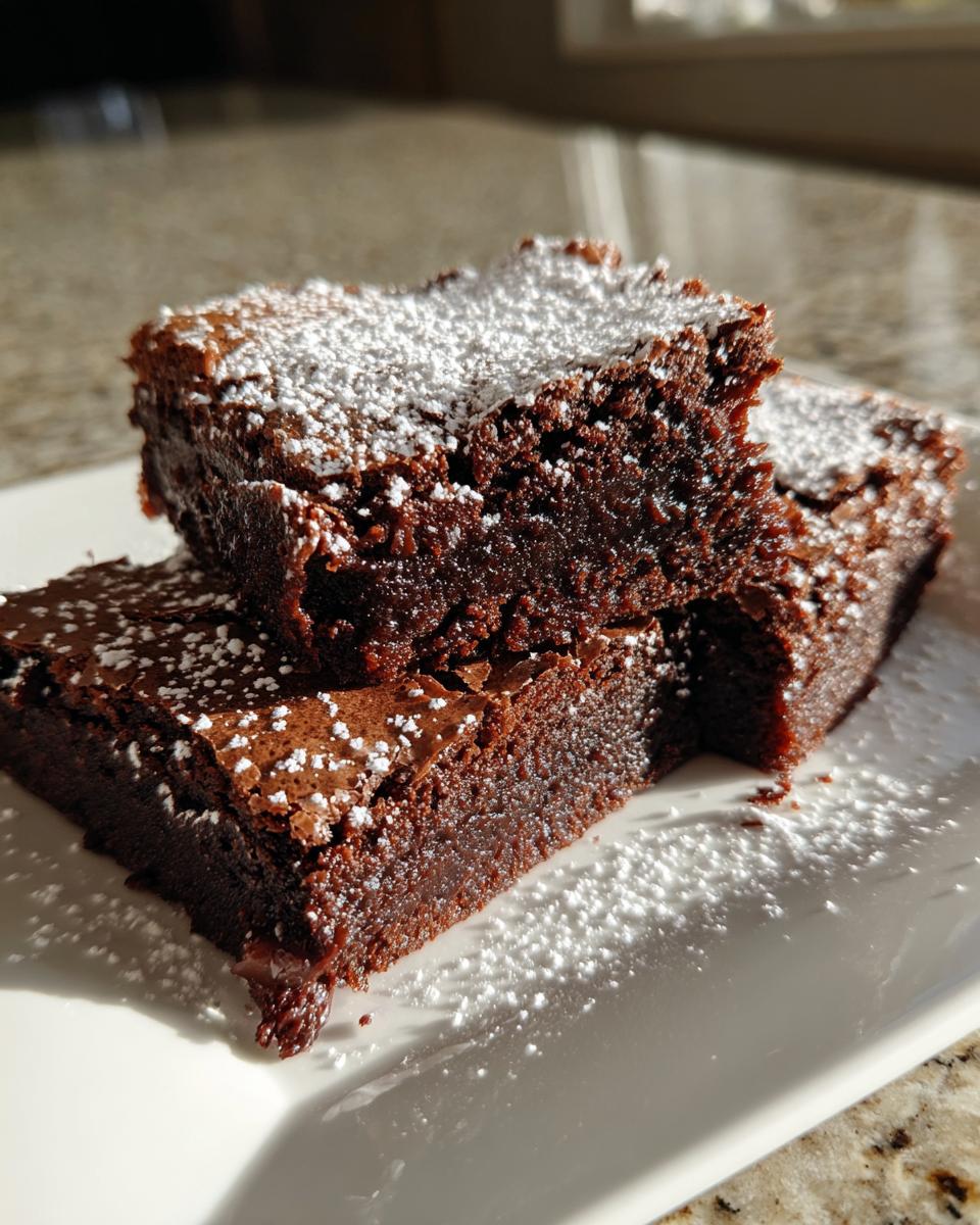 Fudgy Chocolate Squares - detail 2