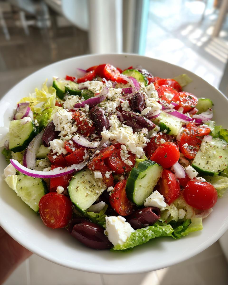 Greek Salad with Feta & Kalamata Olives - detail 2