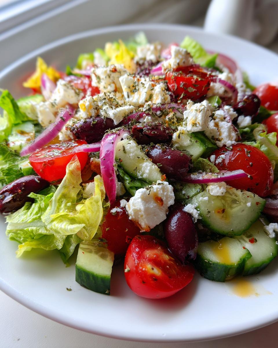 Greek Salad with Feta & Kalamata Olives - detail 3