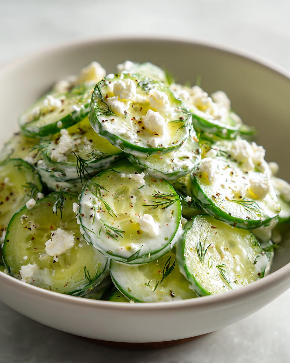 High-Protein Creamy Cucumber Salad - detail 1