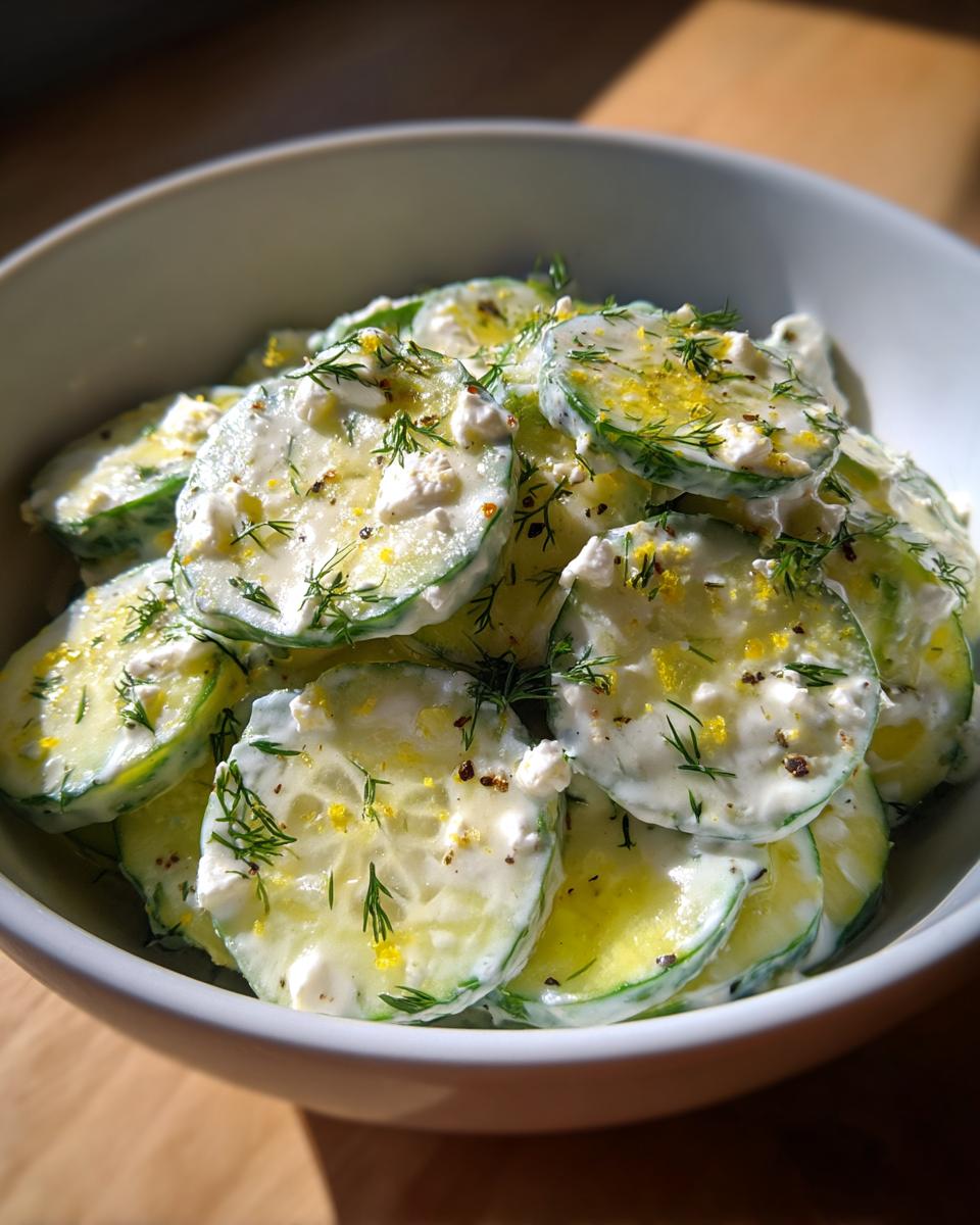High-Protein Creamy Cucumber Salad - detail 2
