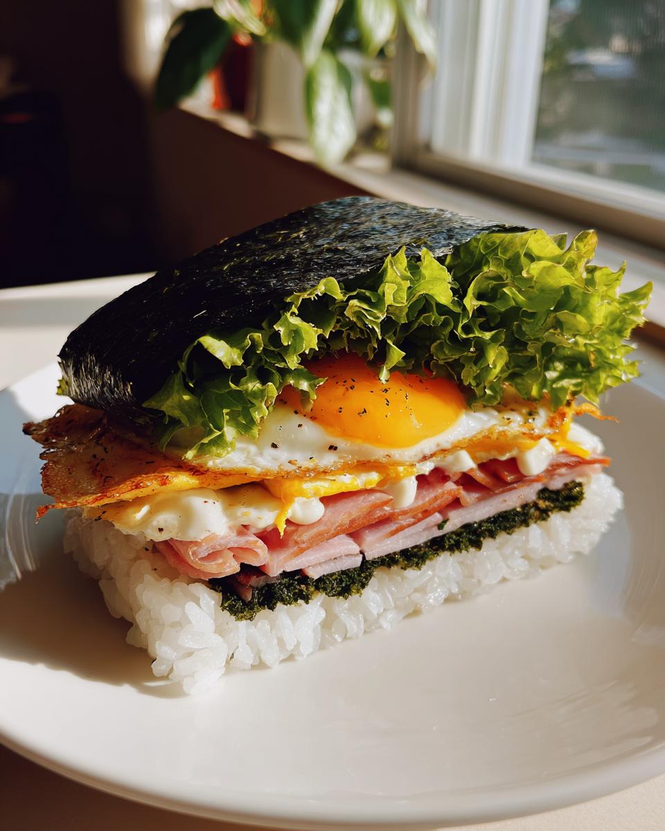 Japanese Onigirazu (Rice Sandwich) - detail 3
