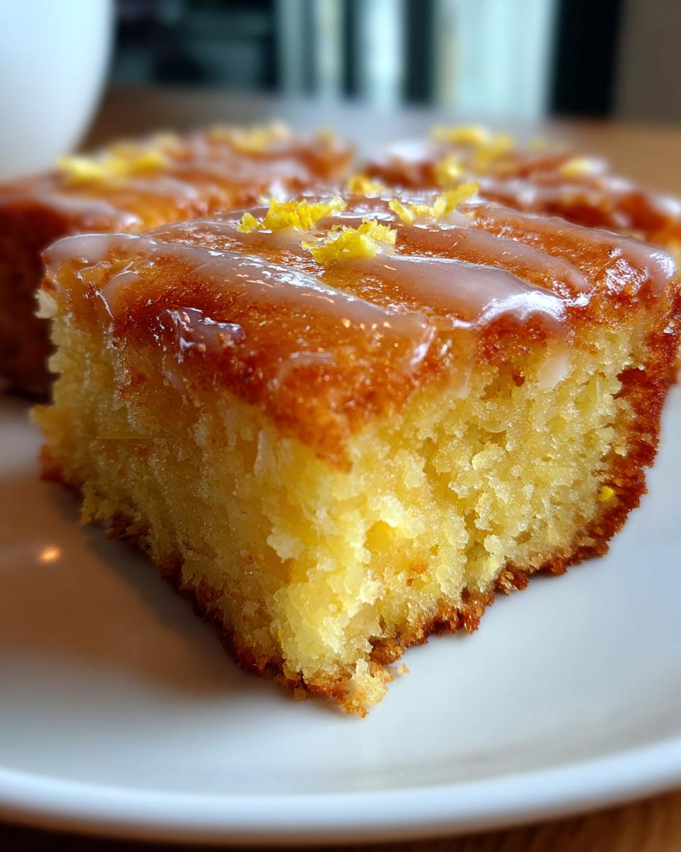 Lemon Brownies - detail 1