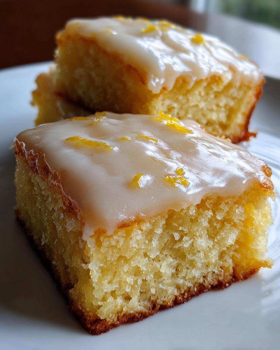 Lemon Brownies - detail 3