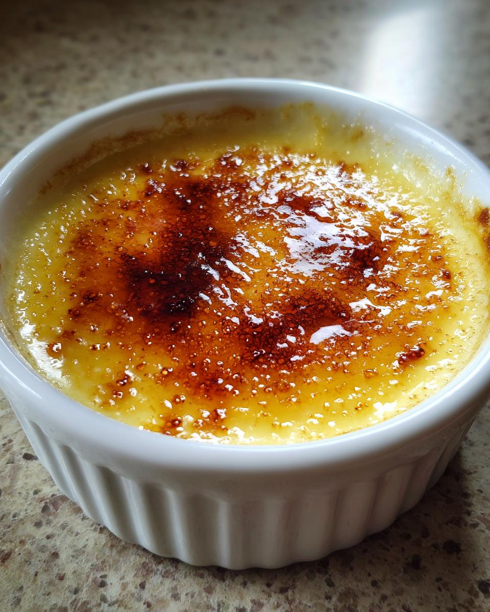 Lemon Posset Brulee - detail 1