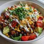 No‑Cook Black Bean Taco Bowl