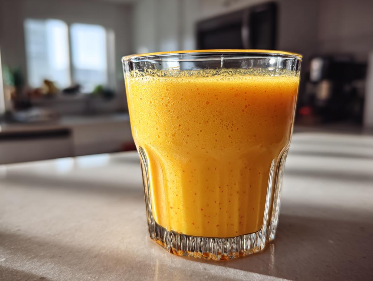 Orange Carrot Turmeric Ginger Shots