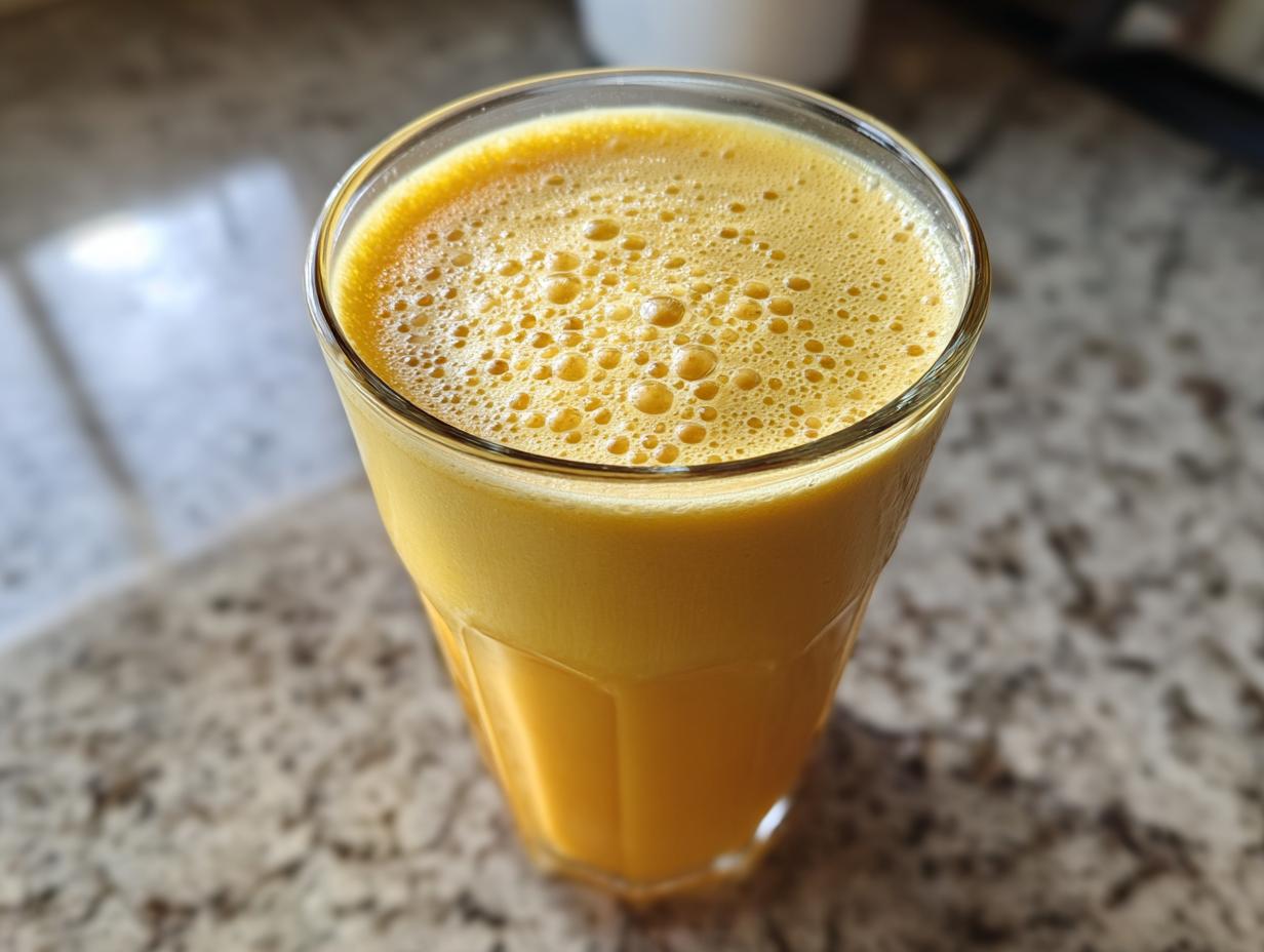 5-Minute Orange Mango Smoothie That Tastes Like Sunshine