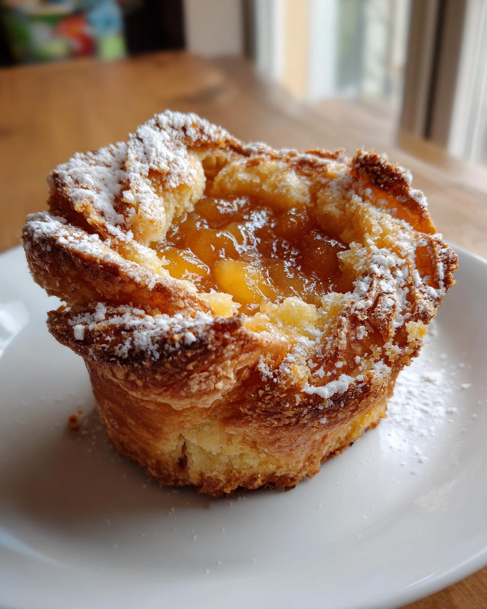Peach Pie Cruffins - detail 1