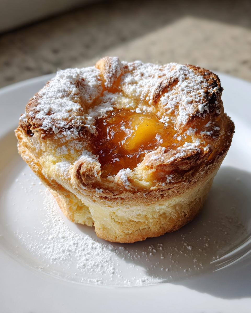 Peach Pie Cruffins - detail 2