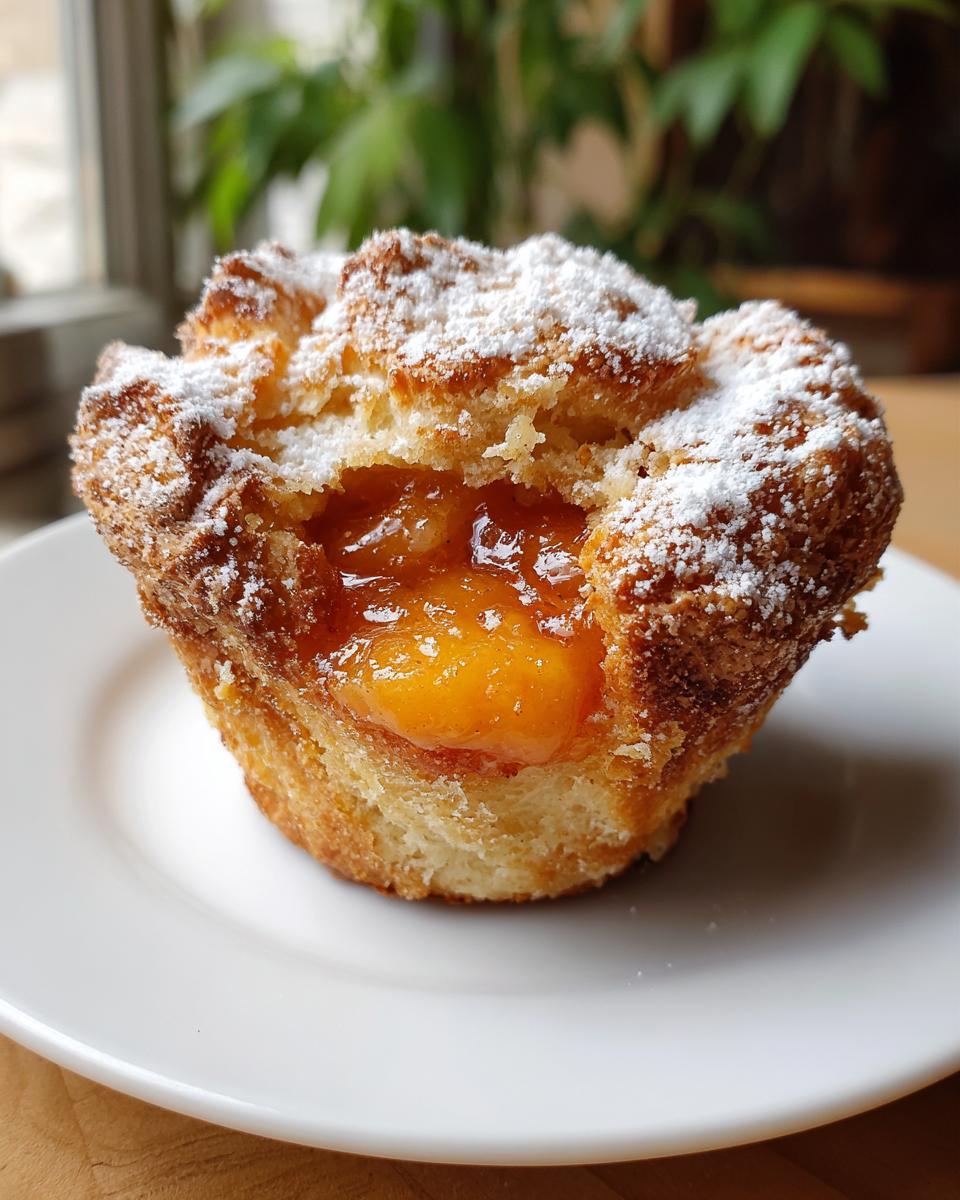 Peach Pie Cruffins - detail 3