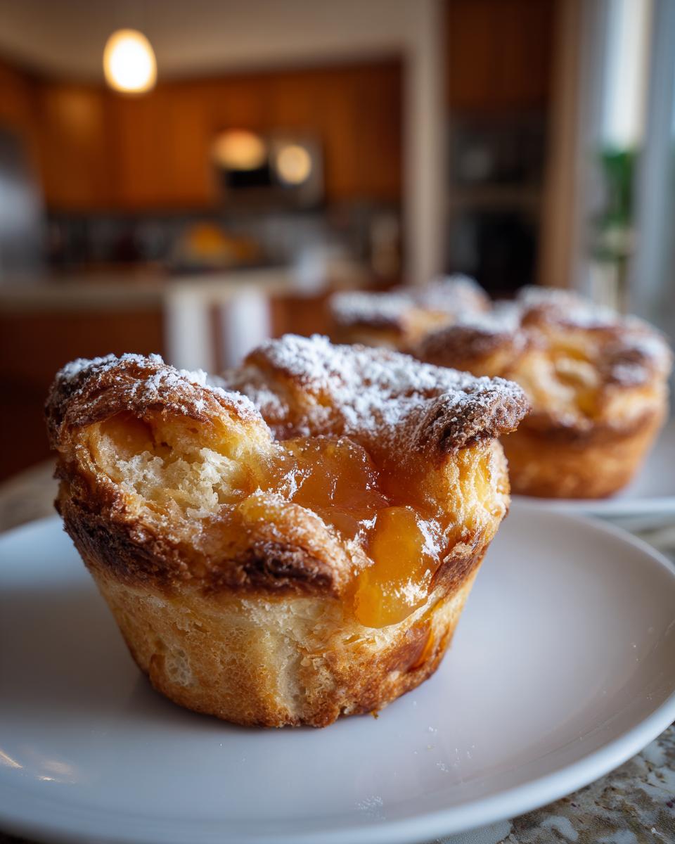 Peach Pie Cruffins - detail 4