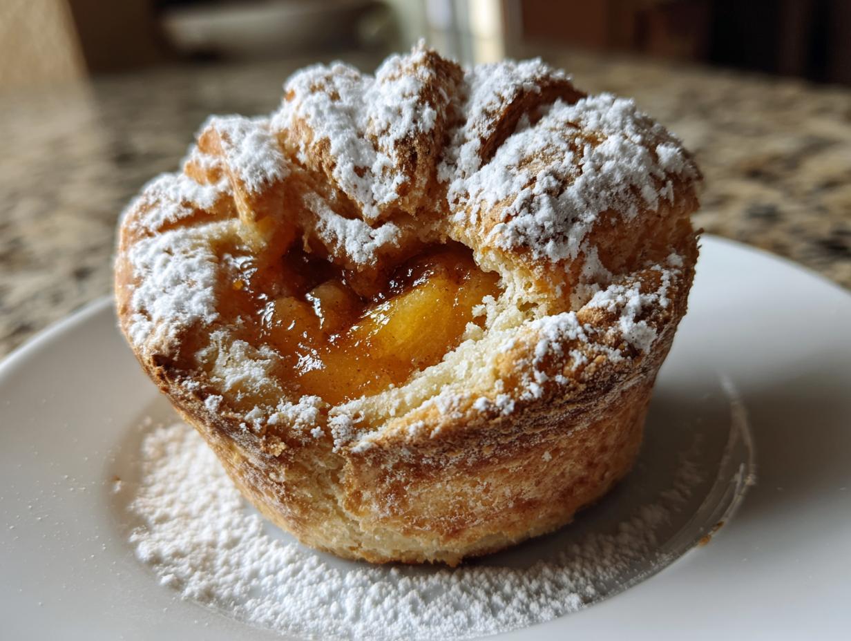 Irresistible Peach Pie Cruffins in 30 Minutes Flat
