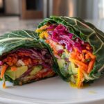 Rainbow Collard Wraps