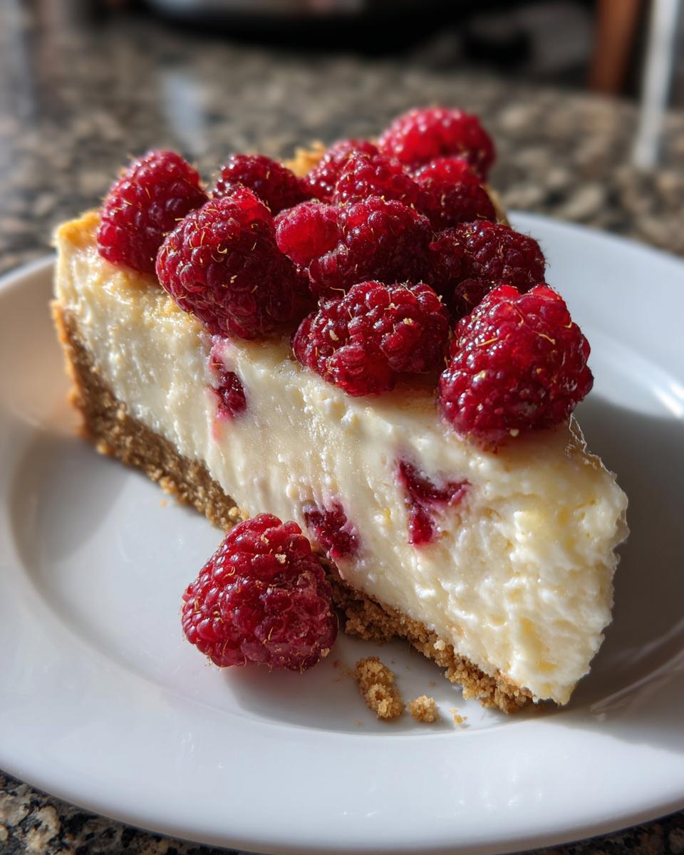 Raspberry Lemon Cheesecake - detail 2