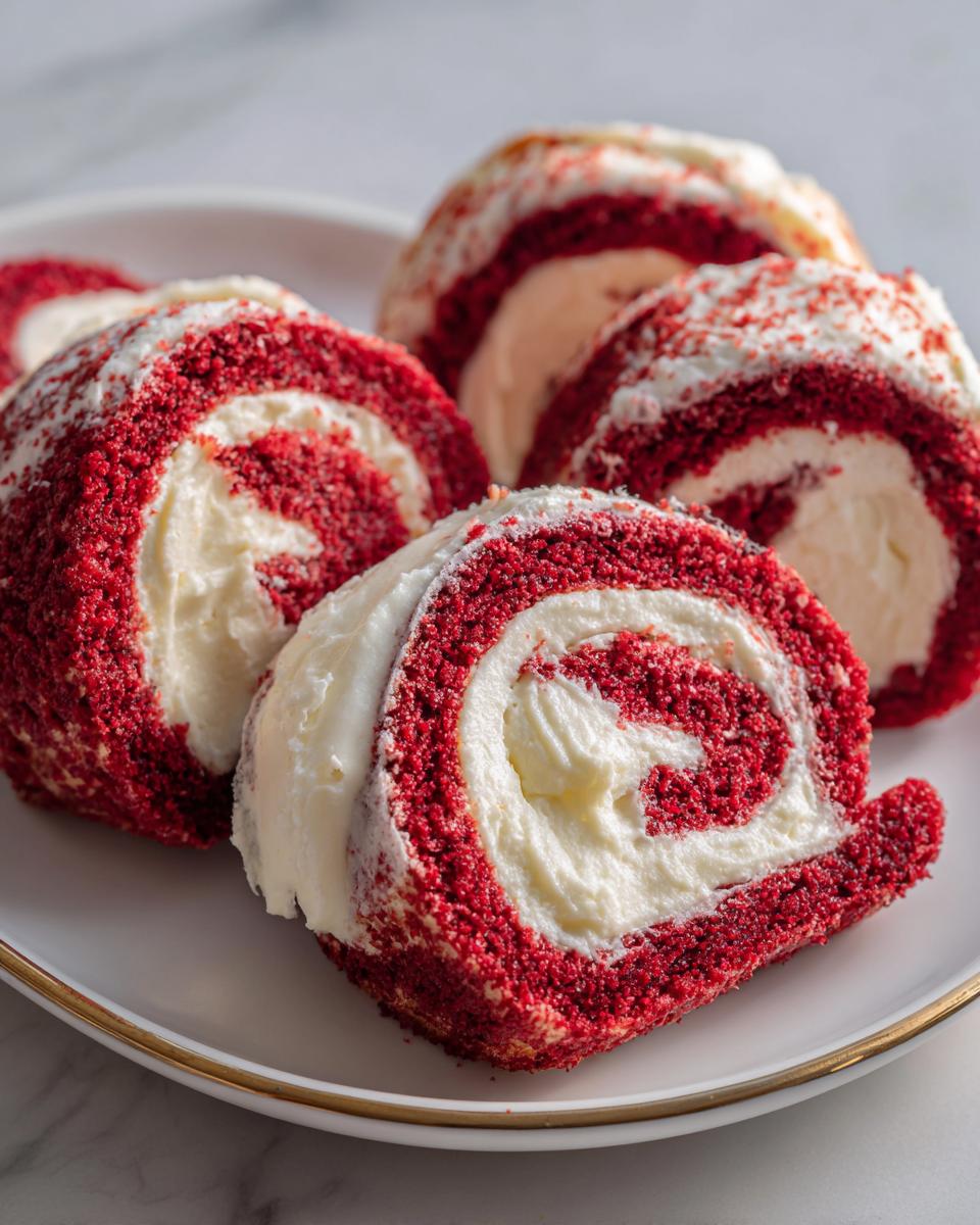 Red Velvet Rolls - detail 1