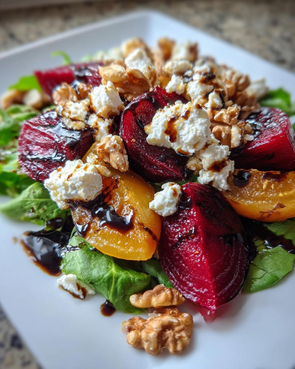 Roasted Beet & Goat Cheese Salad - detail 1
