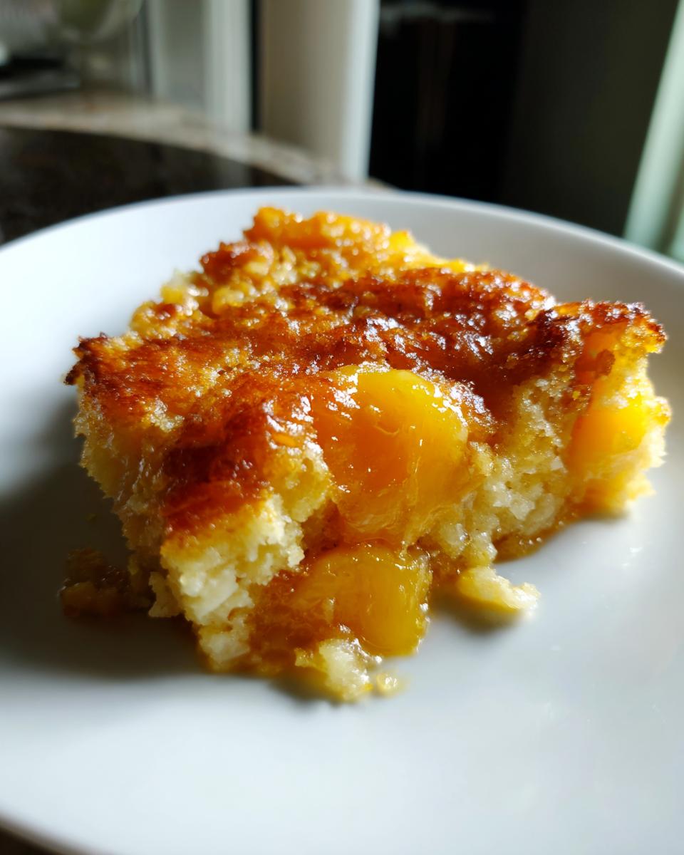 Saffron and Honey Peach Cobbler - detail 3