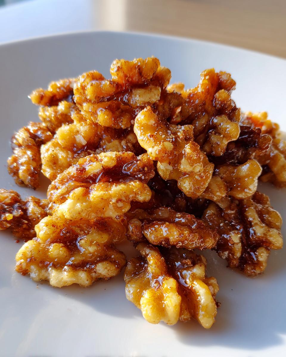 Spiced Roasted Walnuts - detail 2