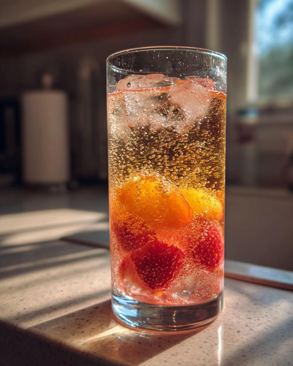 Strawberry Peach Soda - detail 2