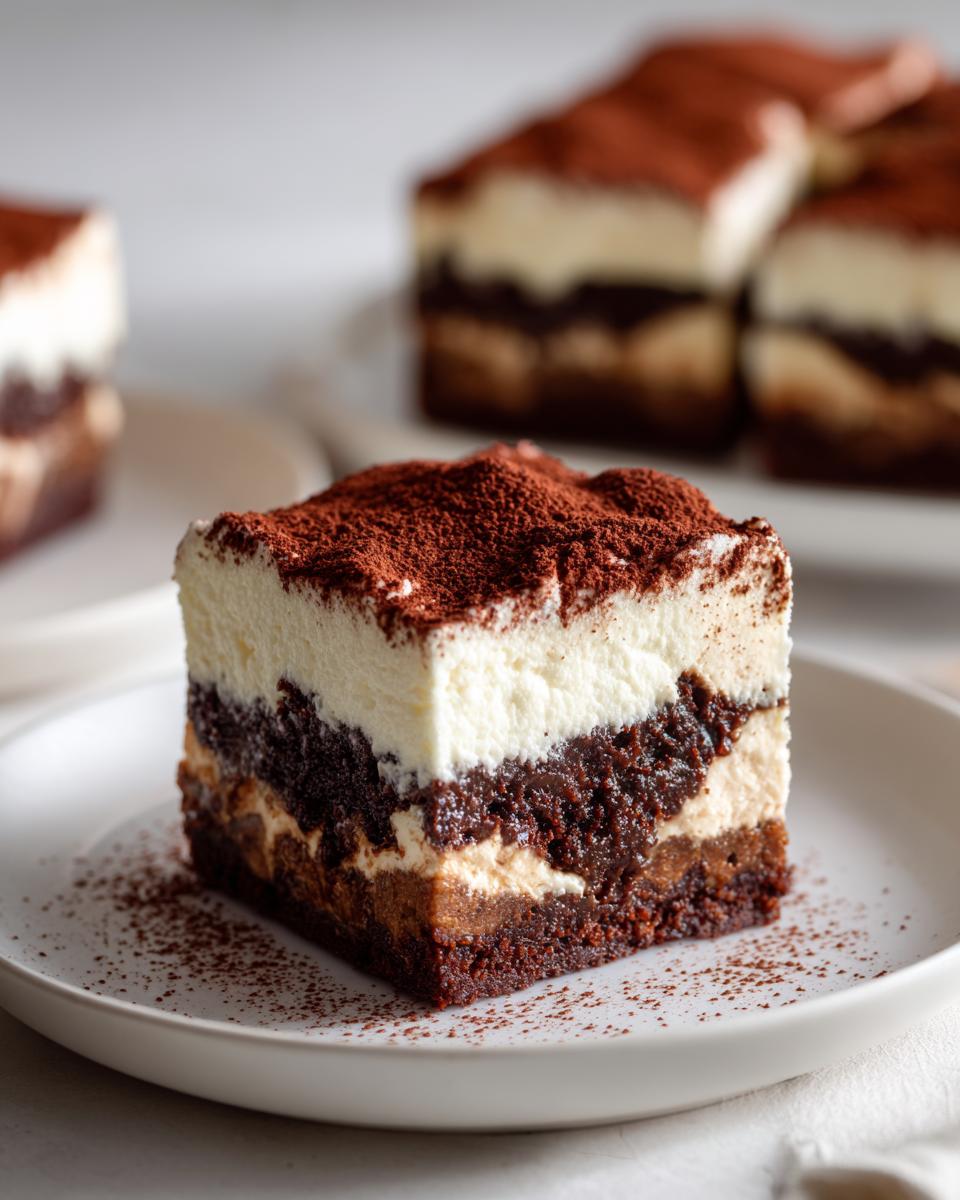 Tiramisu Brownies - detail 2