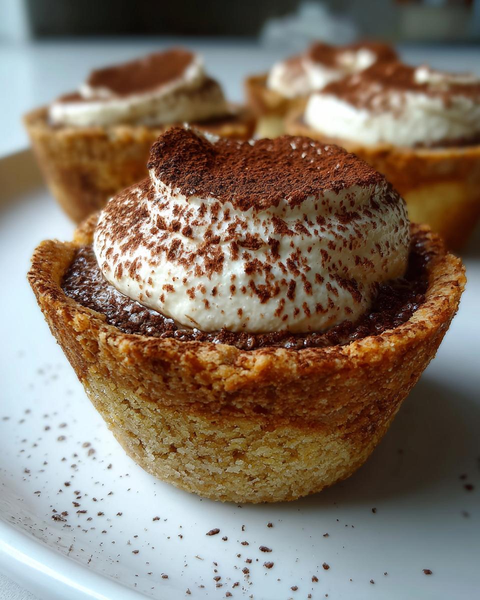 Tiramisu Cookie Cups - detail 2